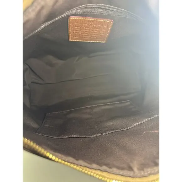 Coach Celeste Convertible Hobo Monogram Signature Coated Canvas Brn Shoulder Bag - Picture 8 of 16